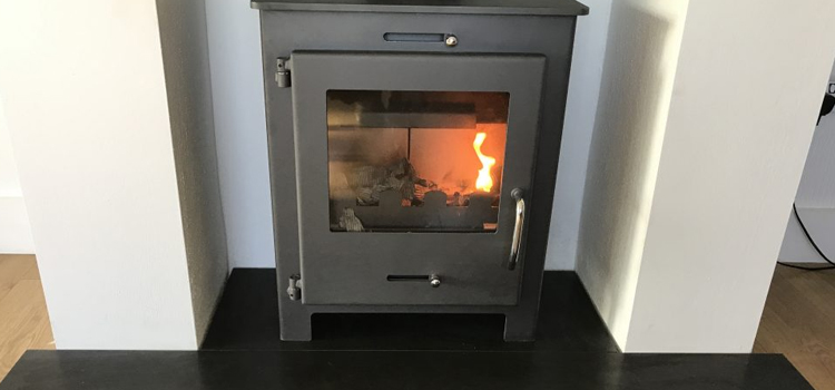 Ikea Wood Burning Stove Installation in Orangeville